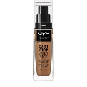 NYX Professional Makeup Can't Stop Won't Stop Full Coverage Foundation Full Coverage Foundation Shade Cinnamon 30 ml