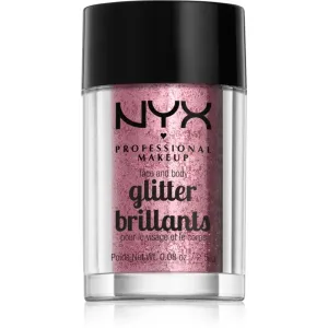 NYX Professional Makeup Face & Body Glitter Brillants face and body glitter shade 02 Rose 2.5 g