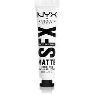 NYX Professional Makeup Limited Edition Halloween 2022 SFX Paints Cream Eyeshadows for Face and Body Shade 06 White Frost 15 ml