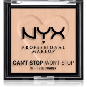 NYX Professional Makeup Can't Stop Won't Stop Mattifying Powder mattifying powder shade 03 Light Medium 6 g