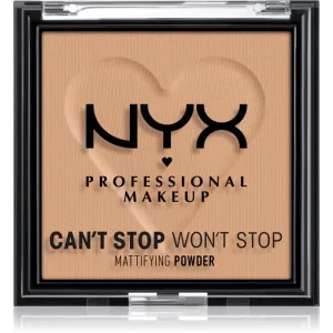 NYX Professional Makeup Can't Stop Won't Stop Mattifying Powder mattifying powder shade 06 Tan 6 g