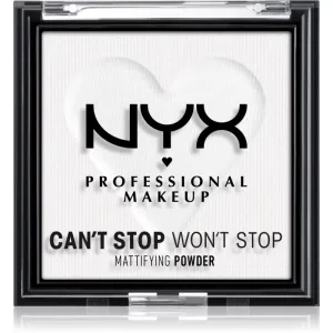 NYX Professional Makeup Can't Stop Won't Stop Mattifying Powder mattifying powder shade 11 Bright Translucent 6 g