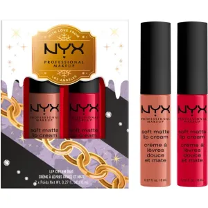NYX Professional Makeup Limited Edition Xmass Mrs Claus Oh Deer Soft Matte Lip Cream Set lip set shade 1 2x8 ml