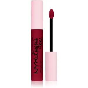 NYX Professional Makeup Lip Lingerie XXL matt liquid lipstick shade 22 - Sizzlin 4 ml