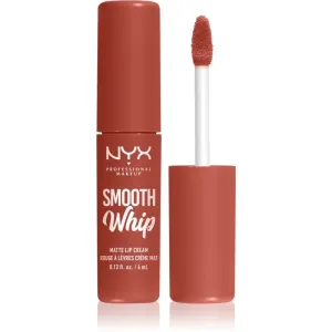 NYX Professional Makeup Smooth Whip Matte Lip Cream velvet lipstick with smoothing effect shade 07 Pushin' Cushion 4 ml
