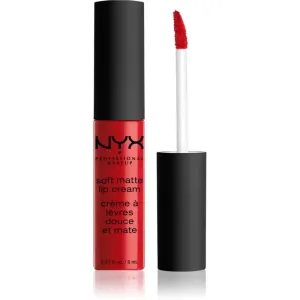 NYX Professional Makeup Soft Matte Lip Cream light liquid matt lipstick shade 01 Amsterdam 8 ml