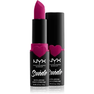 NYX Professional Makeup Suede Matte Lipstick matt lipstick shade 12 Clinger 3.5 g