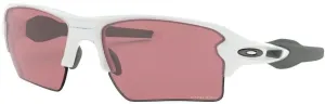 Oakley Flak 2.0 XL 9188B1 Polished White/Prizm Dark Golf Cycling Glasses