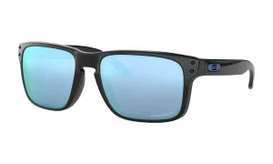 Oakley Holbrook 9102C1 Polished Black/Prizm Deep Water Polarized Lifestyle Glasses