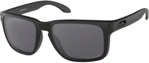 Oakley Holbrook XL 941705 Matte Black/Prizm Black Polarized XL Lifestyle Glasses