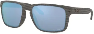 Oakley Holbrook XL 94171959 Woodgrain/Prizm Deep H2O Polarized XL Lifestyle Glasses