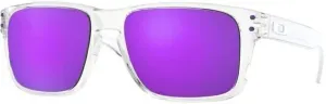 Oakley Holbrook XS 90071053 Polished Clear/Prizm Violet XS Lifestyle Glasses