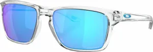 Oakley Sylas 94480460 Polished Clear/Prizm Sapphire M Lifestyle Glasses