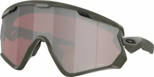 Oakley Wind Jacket 2.0 Matte Olive/Prizm Snow Black Cycling Glasses