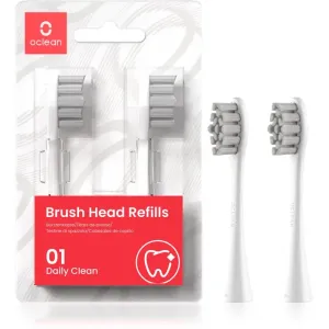 Oclean Brush Head Standard Clean toothbrush replacement heads P2S6 W02 White 2 pc