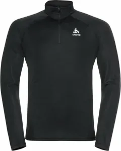 Odlo Men's ESSENTIAL Half-Zip Running Mid Layer Black S Running sweatshirt