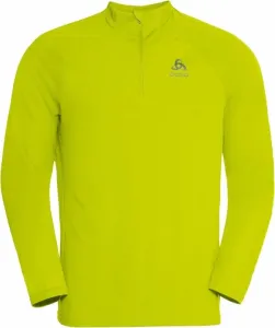 Odlo The Essential Ceramiwarm Mid Layer Half Zip Evening Primrose M Running sweatshirt