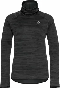 Odlo The Run Easy Warm Mid Layer Women's Black Melange L Running sweatshirt