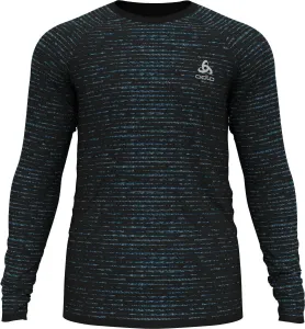 Odlo Blackcomb Ceramicool T-Shirt Black/Space Dye L Running t-shirt with long sleeves