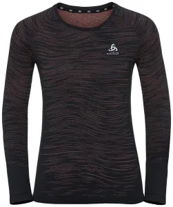 Odlo Blackcomb Ceramicool T-Shirt Black/Space Dye XS Running t-shirt with long sleeves