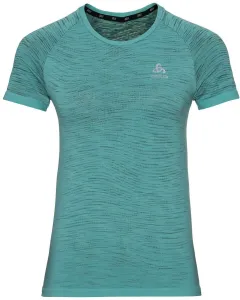 Odlo Blackcomb Ceramicool T-Shirt Jaded/Space Dye XS Running t-shirt with short sleeves