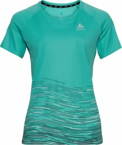 Odlo Essential Print Jaded XS Running t-shirt with short sleeves