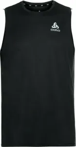 Odlo Men's ESSENTIAL Base Layer Running Singlet Black S Running t-shirt with short sleeves