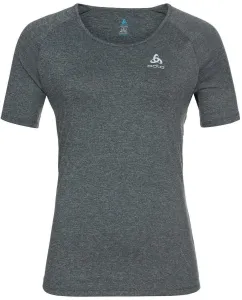 Odlo Female T-shirt s/s crew neck RUN EASY 365 Grey Melange M Running t-shirt with short sleeves