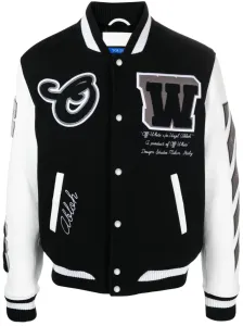 OFF-WHITE - Leather Varsity Jacket #1811290