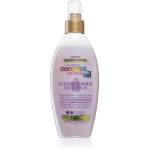 OGX Coconut Miracle Oil light-hold hairspray without aerosol 177 ml