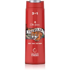 Old Spice Tigerclaw shower gel for face, body, and hair for men 400 ml