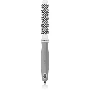 Olivia Garden Expert Shine Wavy Bristles White&Grey hairbrush průměr 15 mm 1 pc