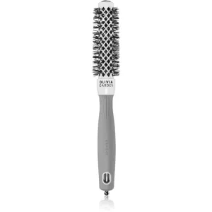Olivia Garden Expert Shine Wavy Bristles White&Grey hairbrush průměr 20 mm 1 pc