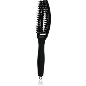 Olivia Garden Fingerbrush Combo large paddle brush with nylon and boar bristles Small 1 pc