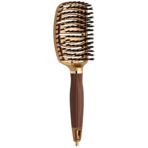 Olivia Garden NanoThermic Ceramic + Ion Flex Collection hairbrush (NT-FLEX Boar) #231405