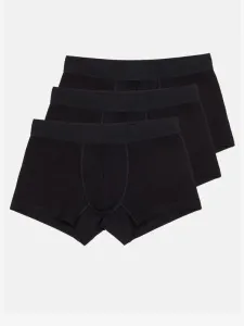 Ombre Clothing Boxers 3 Piece Black