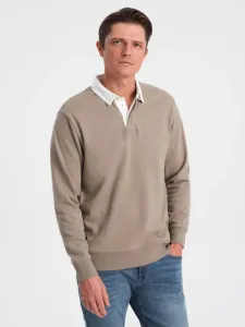 Ombre Clothing Sweatshirt Beige #1888921