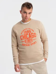 Ombre Clothing Sweatshirt Beige #1888936