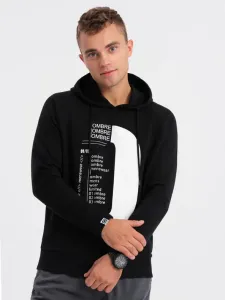 Ombre Clothing Sweatshirt Black #1888966