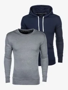 Ombre Clothing Sweatshirt 2 pcs Grey