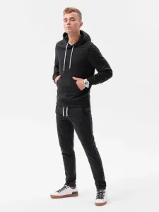Ombre Clothing Tracksuit Black
