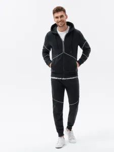 Ombre Clothing Tracksuit Black #1767920