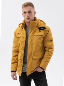 Ombre Clothing C504 Jacket Yellow
