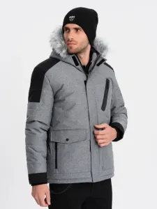 Ombre Clothing Jacket Grey #1888523