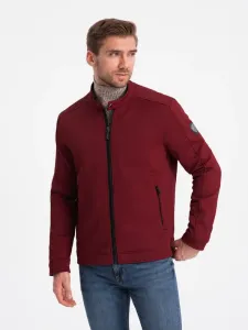 Ombre Clothing BIKER Jacket Red #1794707