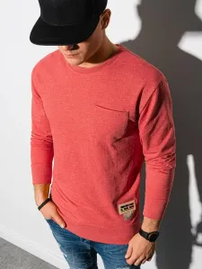 Ombre Clothing B1149 Sweatshirt Red