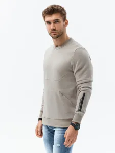 Ombre Clothing Sweatshirt Beige