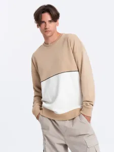 Ombre Clothing Sweatshirt Beige #1751530