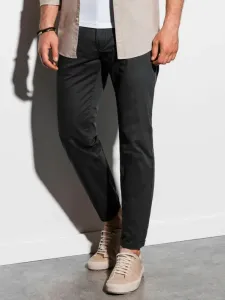 Ombre Clothing Chino Trousers Black