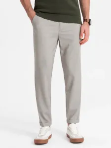 Ombre Clothing Chino Trousers Grey